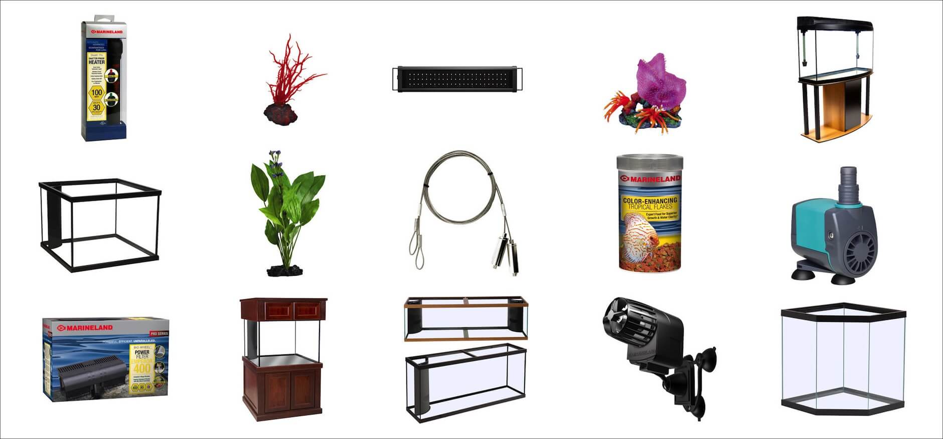 Aquarium systems and components